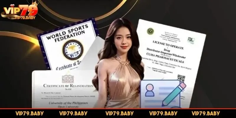 Thương hiệu uy tín thể hiện qua giấy phép
