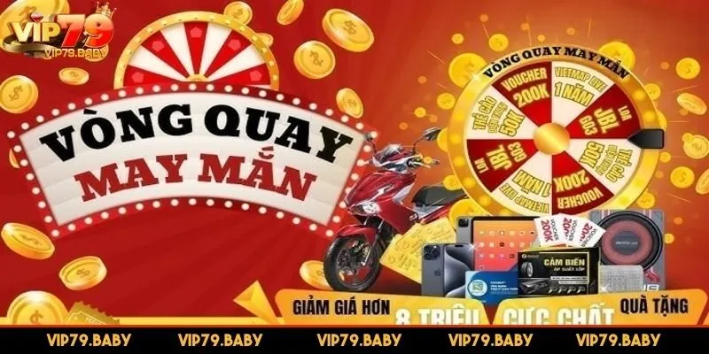 Thú vị với vòng quay may mắn hấp dẫn